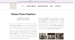 Desktop Screenshot of palazzopesaropapafava.it
